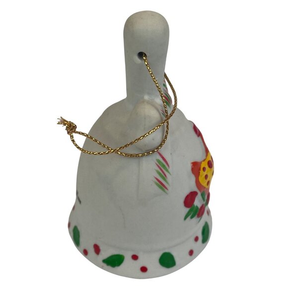 JC Penney Twelve Days Of Christmas Three French Hens Ornament Bell - Picture 4 of 8